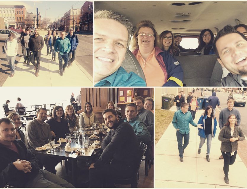 Happy #leapday from The Factory! We went leaping around Lancaster City for a progressive lunch.