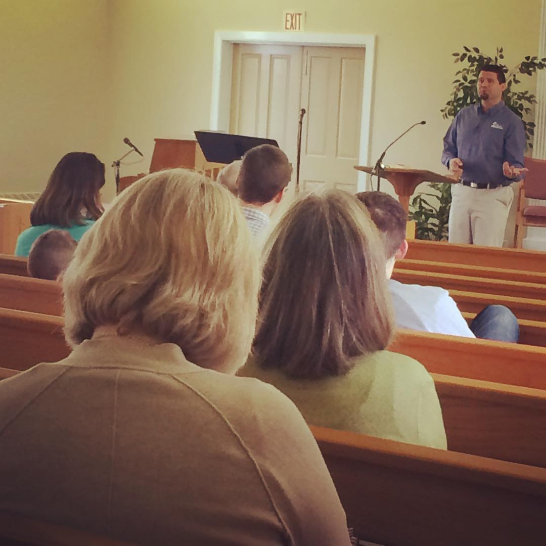 Excited to have our Director of Community Relations, @derekryan14 , speaking at Hershey Mennonite Church this morning.