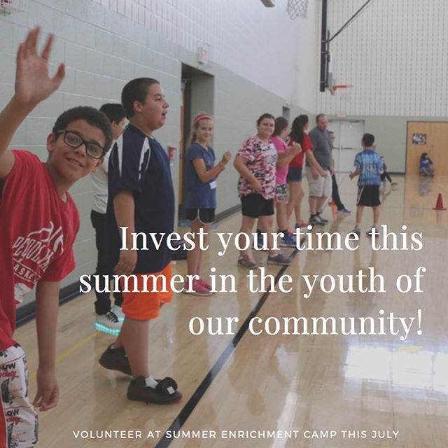 Volunteer at Summer Enrichment Camp (Tuesdays-Thursdays) in July!
Sign up today: tiny.cc/2017SEC
#thankyoufordoingGOOD